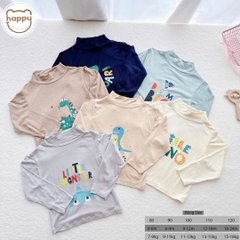 Áo dài thun lạnh cổ cao khủng long