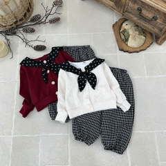 Bộ dài kèm khăn cổ cao cấp