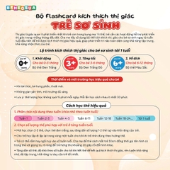 Set 3 bộ kich thích thị giác cho bé (giấy)