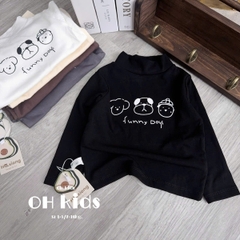 Áo giữ nhiệt Zip lông cún nhí