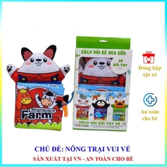 Sách vải múa rối cho bé cao cấp