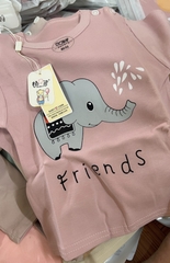 Set 3 Áo giữ nhiệt Zip lông nhí