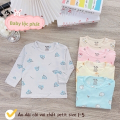 Áo dài sơ sinh Lộc Phát (cài vai)