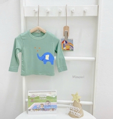 Áo dài thun lạnh hình thú