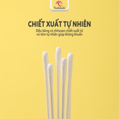 Tăm bông sơ sinh Kichi 200pcs