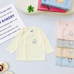 Áo dài sơ sinh Mazakid (cúc)