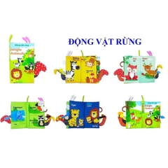 Sách vải nối đuôi cho bé