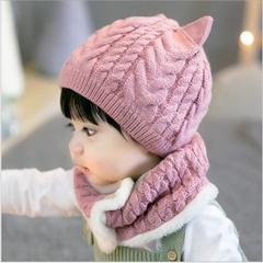 Mũ kèm khăn tai mèo