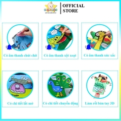 Sách vải múa rối cho bé cao cấp