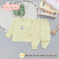 Bộ dài sơ sinh trơn Lộc Phát