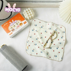 Set 5 Khăn sữa Muslin sợi tre cao cấp Mochi