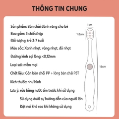 Set 3c bàn chải đánh răng (cước)