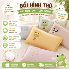 Gối bông cotton đẹp