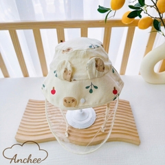 Mũ vành hãng kèm kính