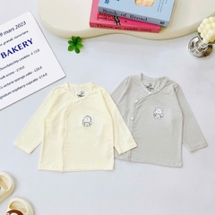 Áo dài sơ sinh Mazakid (cúc)