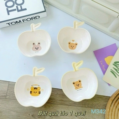 Bát nhựa sợi trúc Kichi (táo)