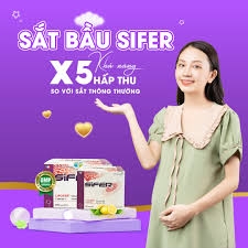 Sắt bột Sifer 30 gói (9m+)