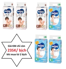 Combo 2 bịch Moony bất kỳ