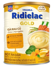 Bột ăn dặm mặn Ridielac Gold (7m+)