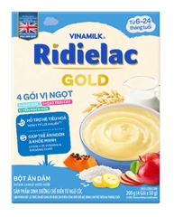Bột ăn dặm ngọt Ridielac Gold (6m+)
