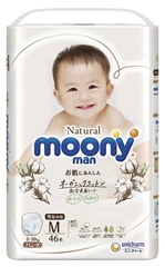 Bỉm quần Moony trắng các size
