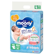 Bỉm dán Moony xanh các size