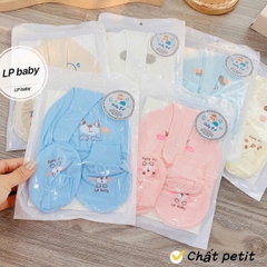 Set mũ, bao tay, bao chân đẹp mẫu 4