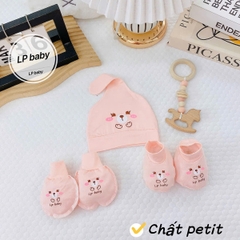 Set mũ, bao tay, bao chân đẹp mẫu 4