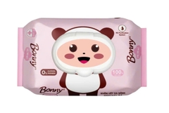 Khăn ướt Bonny gấu 100pcs