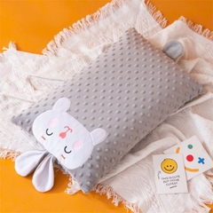 Gối bông cho bé (nhung hạt)