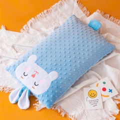 Gối bông cho bé (nhung hạt)