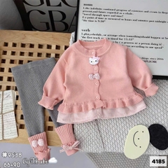 Bộ len nhí bé gái cao cấp