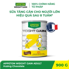 Sữa dinh dưỡng Appeton Weight Gain Adult hương Sô-cô-la 900g