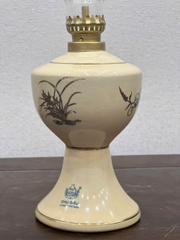 Đèn Dầu Hoạ Tiết Hoa Sen H16 Vẽ Vàng 24K