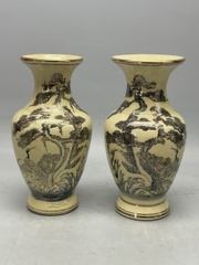 Lọ Hoa H33 Vẽ Vang 24K