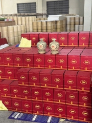 Bình Tài Lộc H25 Phù Dung In Logo Đại Hội Đảng