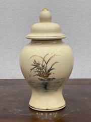 Choé Hoạ Tiết Hoa Sen H18 Vẽ Vàng 24K