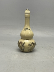 Nậm Rượu Rồng H22 Vẽ Vàng 24K