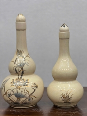 Nậm Rượu Hoạ Tiết Hoa Sen H18 Vẽ Vàng 24K