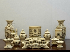 Bộ Thờ Họa Tiết Rồng Ban Thờ 1m27-1m57 vẽ vàng 24K