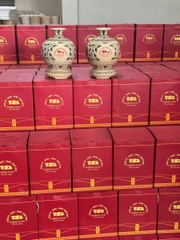 Bình Tài Lộc H25 Phù Dung In Logo Đại Hội Đảng
