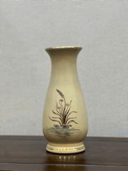 Bình Cắm Hoa Hoạ Tiết Hoa Sen H27 Vẽ Vàng 24K