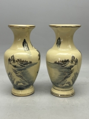 Lọ Hoa H27 Vẽ Vàng 24K