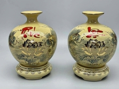 Cặp Bình Hút Lộc chữ PHÚC LỘC H23 vẽ vàng 24K