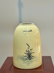 Chuông Hoạ Tiết Chép Sen Cao 28cm Gốm Truyền Thống