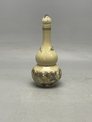 Nậm Rượu Rồng H18 Vẽ Vàng 24K