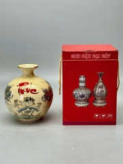 Bình Hút Lộc Chép Sen Chữ Phúc -Thọ H23 vẽ vàng