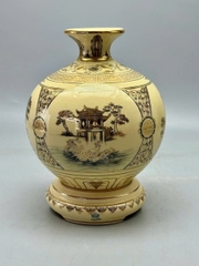 Bình Hút Lộc Tứ Cảnh HÀ NỘI H23 vẽ vàng 24K
