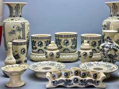 Bộ thờ men truyền thống hoạ tiết rồng -kỷ 3 chén