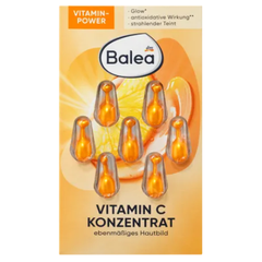 Serum dạng viên nang Balea Vitamin C Konzentrat sáng da, mờ nám, vỉ 7 viên